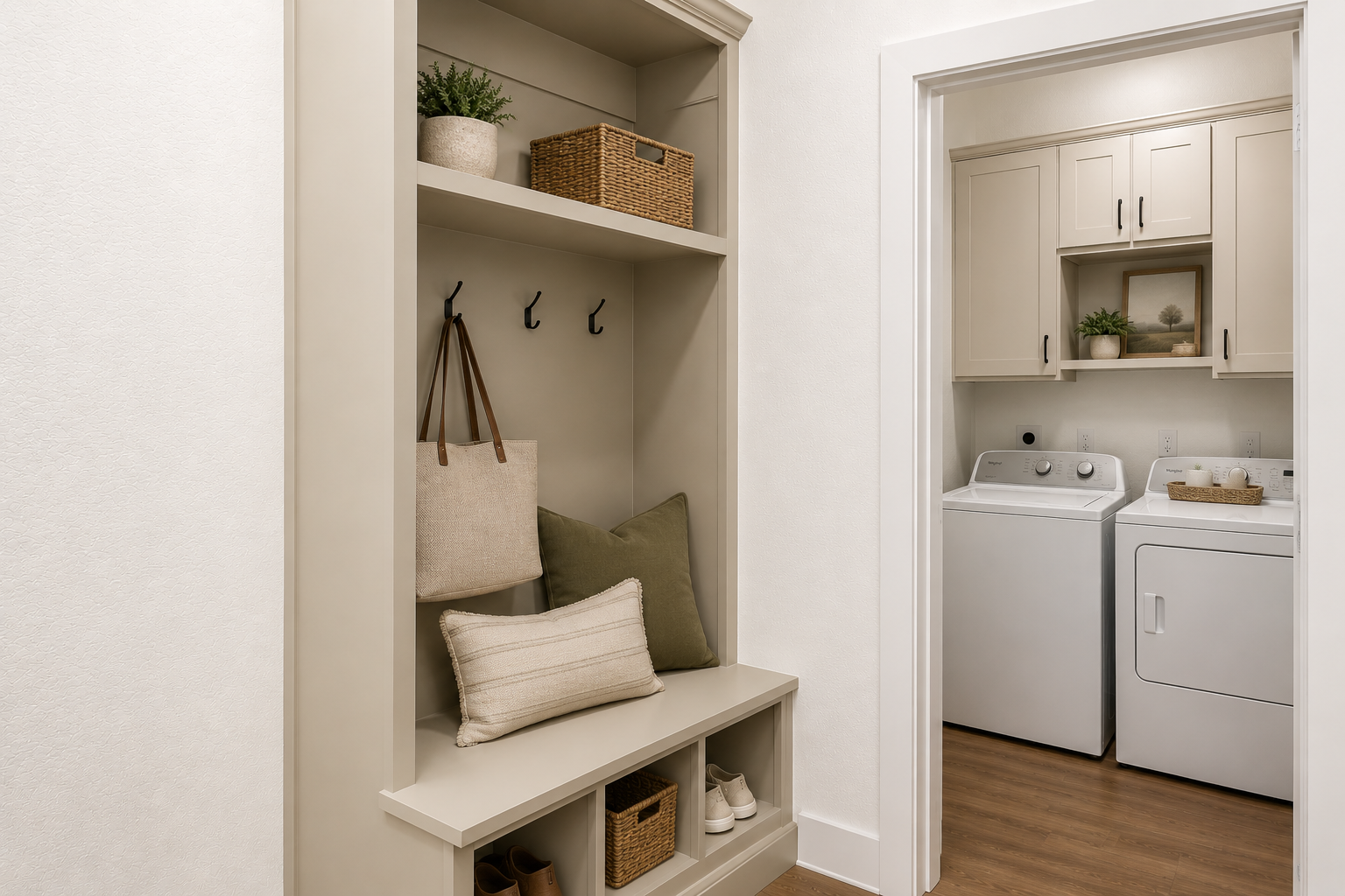Mudroom and Laundry